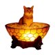 thumbnail image 1 of Lámpara de lectura LED con forma de perro, estatua de resina, adorno para baño de perro, luz ambiental para escritorio, estante, mesita de noche o baño, luz nocturna decorativa alimentada, 1 of 6