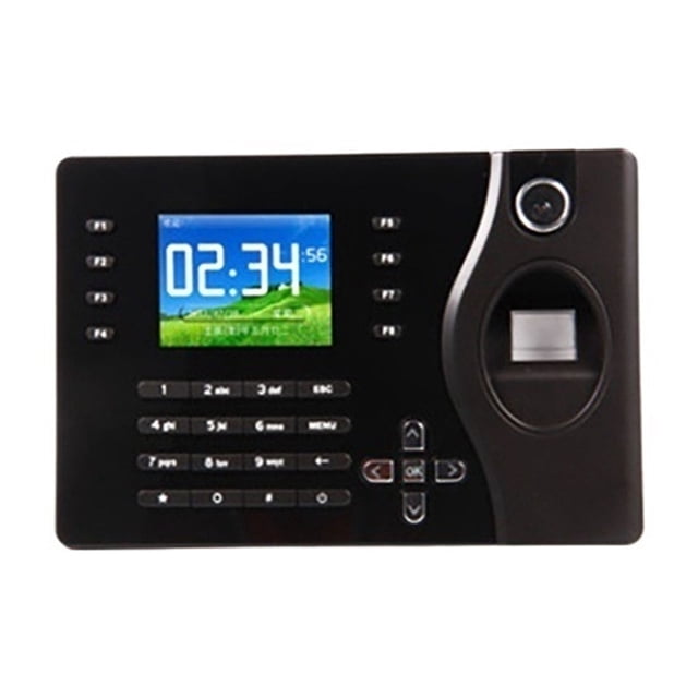 Time Clock,Attendence Machine AC081 Fingerprint Time Attendance Machine Fingerprint Card Swipe Time Attendance Machine