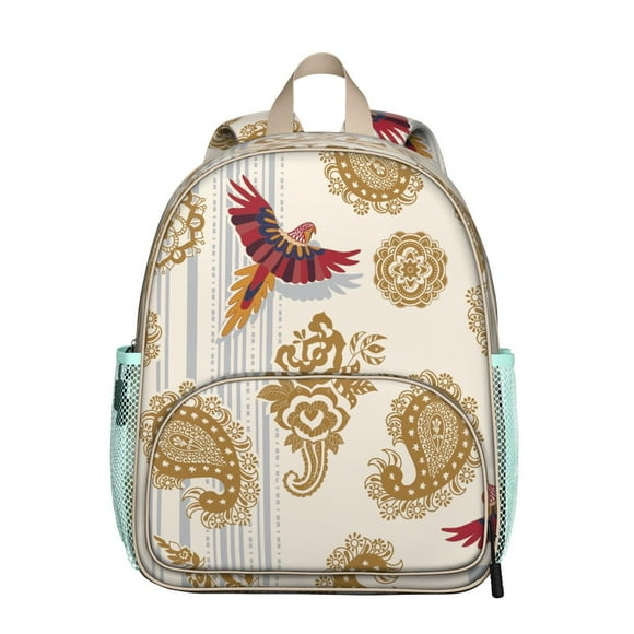 Sac à Dos Étudiant Motif Cachemire Vintage - Design Mandala Floral Ethnique Rétro Bohème Classique Élégant, Soutien Double Épaule Confortable pour Étudiants en Développement