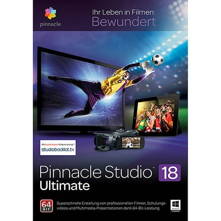 Roxio PNST18ULMLR Pinnacle Studio 18 Ultimate (Digital Code)