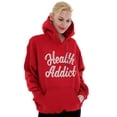 thumbnail image 4 of Health Addict Vegetarian Vegan Diet Unisex Plus Size Hoodie Brisco Brands 2X, 4 of 6