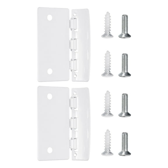 Uxcell Flip Action Door Hinge 2 Pack Flip Latch Lock with Screw White