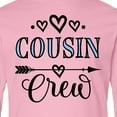 thumbnail image 4 of Inktastic Cousin Crew Long Sleeve Youth T-Shirt, 4 of 5