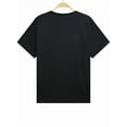 thumbnail image 5 of Men's Casual Letter Print Round Neck Short Sleeve T-Shirt, 5 of 5