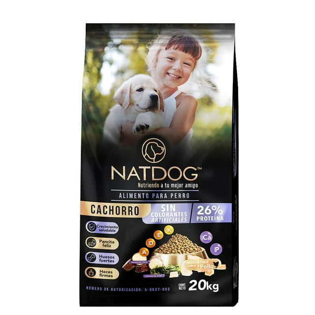 Croqueta Natdog Pollo/Cachorro/20Kg
