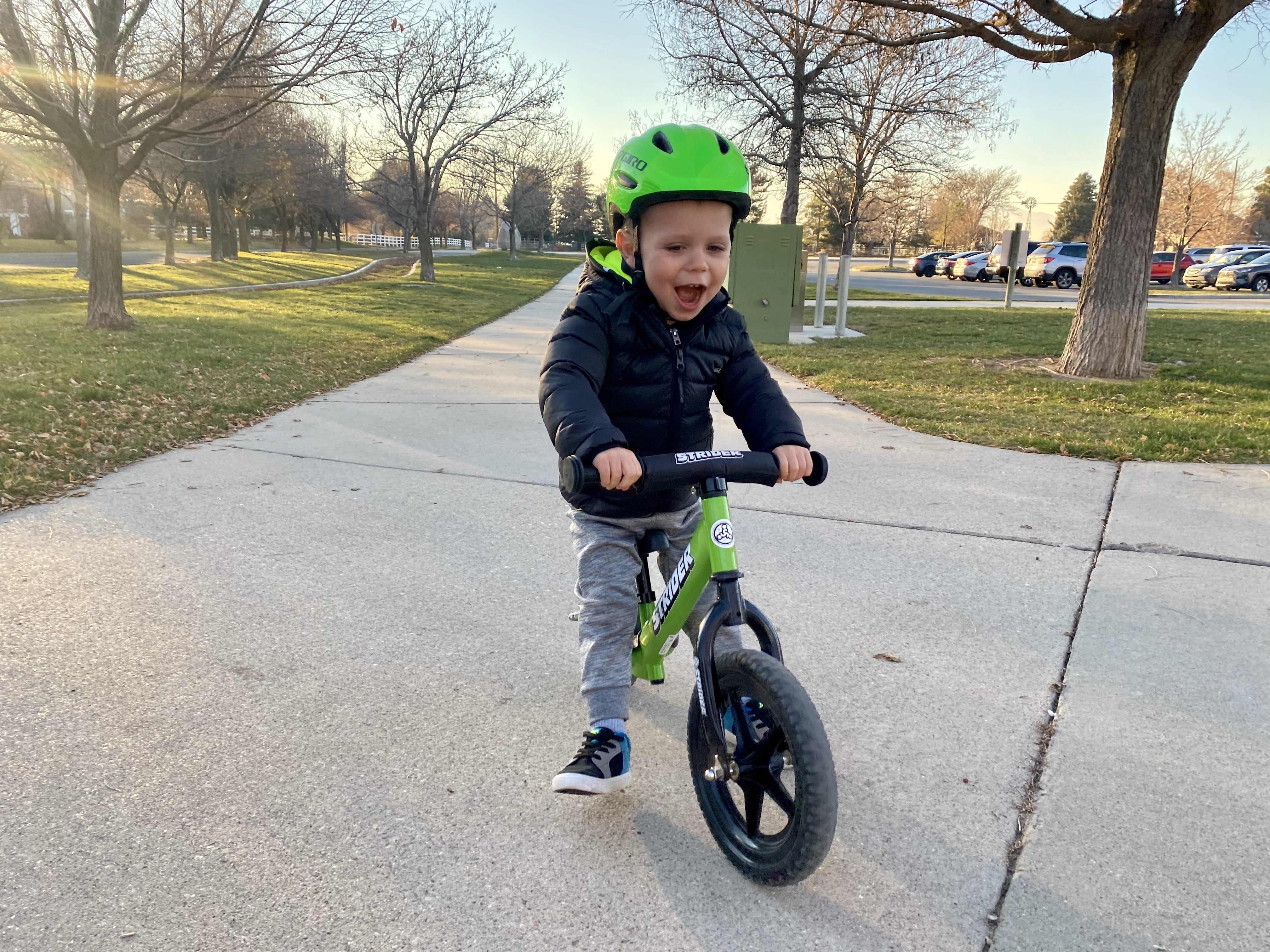 Strider - 12 Sport Balance Bike, Ages 1 to 4 Years - Green