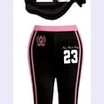 thumbnail image 6 of Jamsmile Toddler Girls Athletic Outfits Sets Summer Long Sleeve Tops With Flare Pants Soft 2 Piece Girls Football Tracksuits, 6 of 7