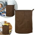 thumbnail image 1 of Stylish Patterned Linen Laundry Hamper Large Open Top Breathable Fabric For Bedroom Bathroom Durable Design, 1 of 5