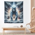 thumbnail image 3 of Fantasy Animal Wall Tapestry with Lightning, Dreamy Wall Art Decor for Bedroom Living Room Dorm, Background Hanging Tapestry 30x40 Inch, 3 of 6