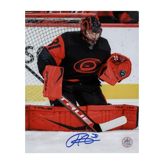 Frederik Andersen Signed Carolina Hockey Goalie 8x10 Photo