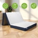 thumbnail image 3 of Colchón Plegable Individual DR JOOHN | 3 Secciones | Incluye 2 Almohadas Nube de Espuma Viscoelástica (Memory Foam) Triturada | Portátil | Funda Removible | 190 x 100 x 10 cm, 3 of 6