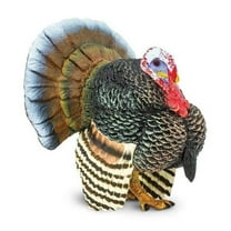 Safari Ltd. Domestic Turkey Figurine - Lifelike 3" Model Figure - Educational Toy for Boys, Girls, and Kids Ages 3