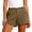 Khaki, variant on Wutalume Jeans for Women Plus Size Denim Shorts, Stretch Slim Fit Jean Shorts with Versatile Wash for Summer Casual Style,Black L