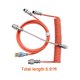 thumbnail image 3 of Pisexur Electronics - Cable USB C en espiral para teclado de juegos para hombre, cable RGB de doble funda para teclado mecánico con metal desmontable de 1,5 m, USB-C a USB-A, organizador de electróni, 3 of 8