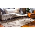 thumbnail image 5 of Unique Loom Autumn Circles Area Rug 5' x 8' Rectangular Beige/Brown, 5 of 5