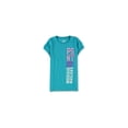 thumbnail image 1 of Aeropostale - Camiseta adornada con lentejuelas PSNY para niñas, azul, 4, 1 of 1