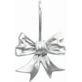 thumbnail image 5 of CHICTIE Decorative Shower Curtain Hooks, Bow Knot Shower Curtain Rings Hooks for Bathroom Baby Kids Room Rustproof Shower Hooks (Silver), 5 of 6