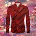 thumbnail image 1 of YAYUBA Mens Long Sleeve Shirt Novelty and Funny Design Valentine's Day Streetwear Wrinkle Free Fashion Date Night Outfit Collar Button Up Matching Sets, 1 of 3