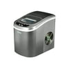Avalon Bay AB-ICE26S - Ice cube maker - portable - width: 14.8 in - depth: 11 in - height: 14.7 in - silver
