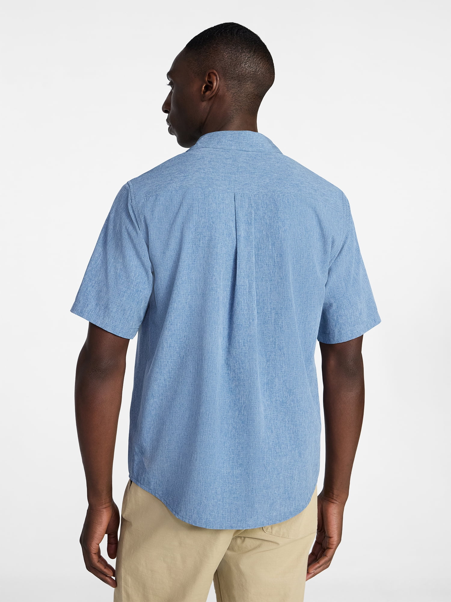 George Men's Commuter Shirt with Short Sleeves, Sizes S-3XL