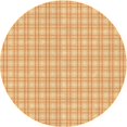thumbnail image 1 of Ahgly Tapis Rond Lavable en Machine Intérieur Transitionnel Orange, 8 Pieds Rond, 1 of 7