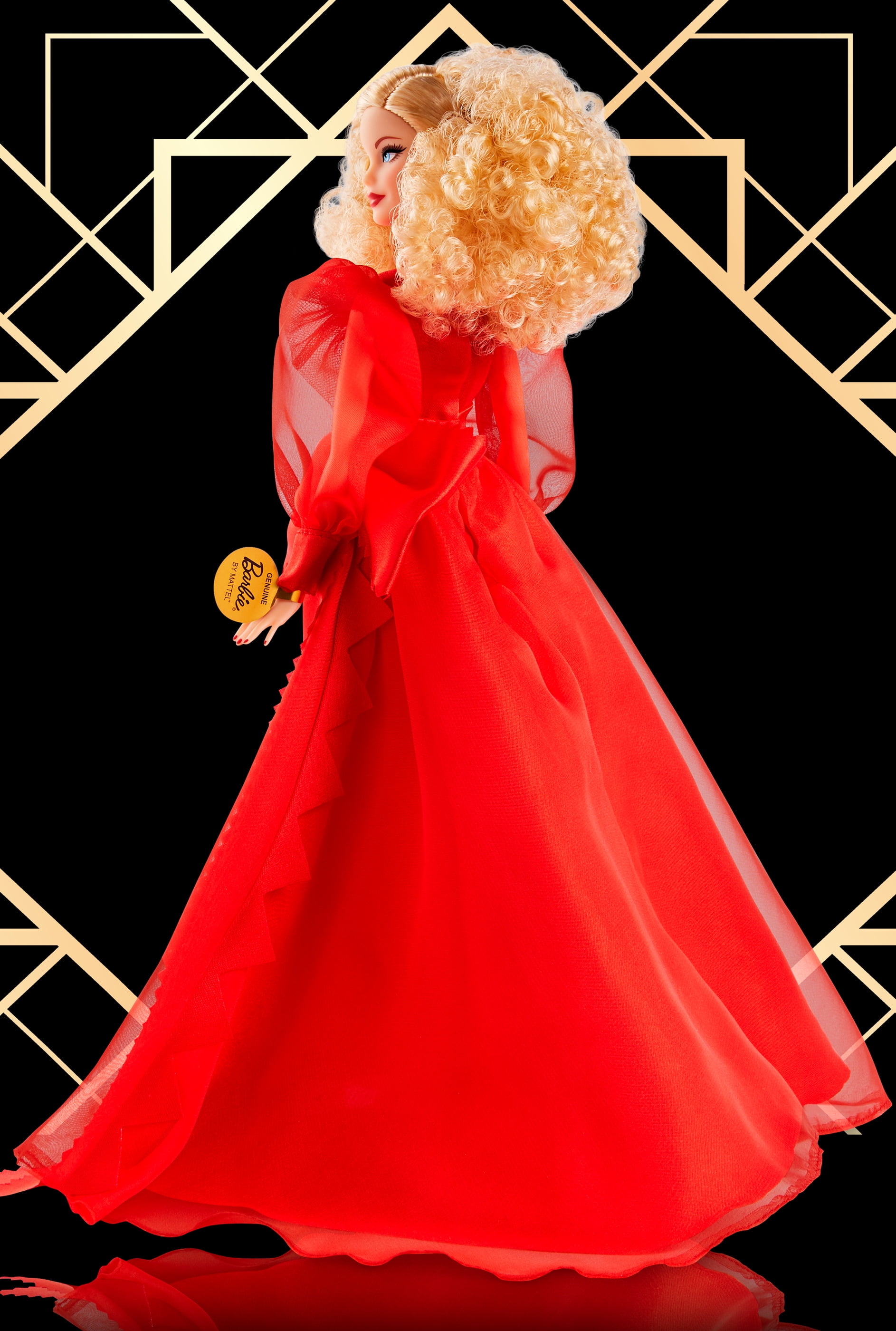 Barbie Collector Mattel 75th Anniversary Doll (12-in Blonde) in Red Gown