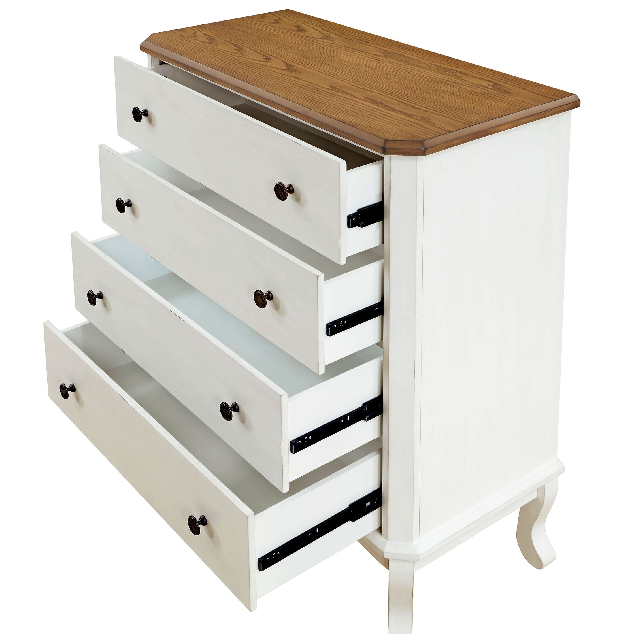 The Pioneer Woman 4-Drawer Dresser Made With Solid Wood Frame, White