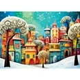 thumbnail image 3 of MasterPieces Whimsical Town - Winter Whimsey 500 Piece Puzzle, 3 of 6