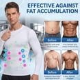 thumbnail image 5 of Hogleaql Men's Compression Shirt Long Sleeve Quick Dry Athletic Workout Tops Sports Base Layer Undershirts Running T-Shirt White S, 5 of 5
