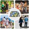 thumbnail image 7 of FORMRS Mini Crossbody Bag for Women Adjustable Shoulder Rope Travel Casual Phone Purse, Green Lemon Plaid, 7 of 7