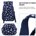 thumbnail image 3 of Forestfish Blue Daisy School Backpacks Set for Teen with Lunch Bag Water Resistant Lightweight Large Books Bag, 3 of 7