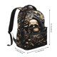thumbnail image 2 of Disketp Gold Rose Skull Mochila Estampada para Hombre y Mujer – Mochila Ligera Clásica con Múltiples Bolsillos para Universidad, Trabajo y Viajes-One Size, 2 of 5