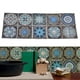 thumbnail image 3 of Pegatinas 30 Piezas Pegatinas De Pared Datura Patten Peel And Paste 10cmx10cm/3.9inx3.9in Impermeable Para Las Escaleras De Baño De La Cocina, 3 of 7