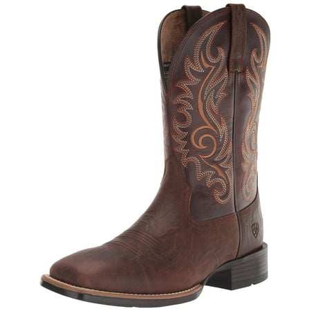 ARIAT Mocassino Uomo Hilo – Pelle Morbida, Suola FLX Ammortizzata, Lacci Elasticizzati, Marrone - 3