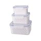 thumbnail image 5 of Caja de almacenamiento para conservación de alimentos en el frigorífico, caja de almacenamiento para frutas y verduras, organizador multiusos para el Como se describe, 5 of 10