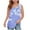 Blue, variant on Fancifize Girls' Floral Print Loose Fit Tank Top - Breathable Sleeveless Blouse Summer Outfits for Kids 5-14Y