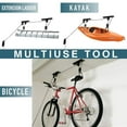 thumbnail image 2 of Stanz (tm) Garage Utility Ceiling-Mounted Bike Lift, Mountain Bicycle Hoist, 2 of 5
