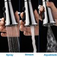 thumbnail image 2 of SHAR 3 Modes Kitchen Faucet Sprayer, Pull Out Kitchen Sink Sprayer G1/2 Head Kitchen Faucet Sprayer Replacement, 2 of 5