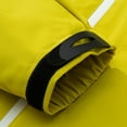 thumbnail image 7 of Mens Lightweight Waterproof Jacket Windproof Rain Hooded Hiking Jackets Color: Yellow Size: XXXL, 7 of 7