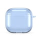 thumbnail image 5 of Funda Protectora Transparente Con Mosquetón TPU para Airpods 4 (Transparente) Azul, 5 of 5