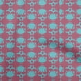 thumbnail image 1 of oneOone Rayon Dusty Rose Fabric Skull Craft Projects Decor Fabric Printed By The Yard 56 Inch Wide-21, 1 of 8