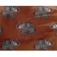 thumbnail image 4 of oneOone Georgette Viscose Fabric Elephant Block Print Fabric BTY 42 Inch Wide, 4 of 4