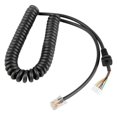 thumbnail image 3 of 10Pcs for FT-7800 FT-8800 FT-8900 Car Radio MH-42 MH-48 Speaker Mic Cable Cord Wire for Yaesu MH-48A, 3 of 5
