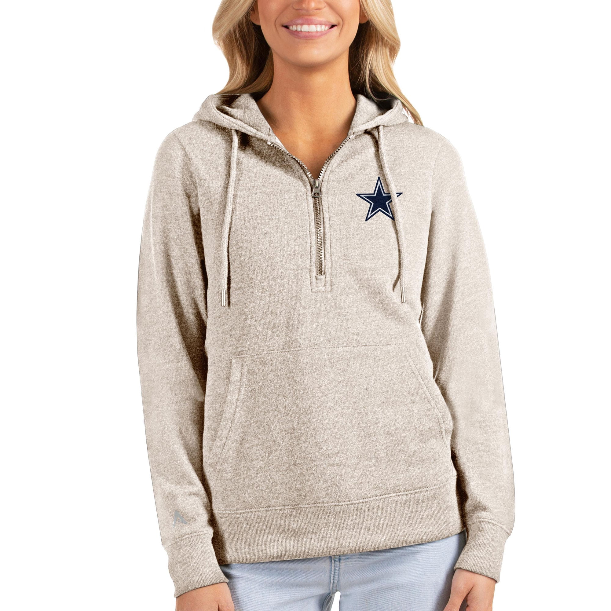 cowboys half zip pullover