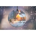 thumbnail image 4 of Thomas Kinkade Studios (Christmas Chapel) StarFire Prints™ Hanging Glass Print SPCIR765, 4 of 7