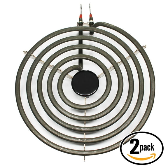 2-Pack Replacement Kenmore / Sears 79094122406 8 inch 5 Turns Surface Burner Element - Compatible Kenmore / Sears 316442301 Heating Element for Range, Stove & Cooktop