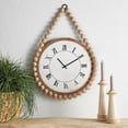 thumbnail image 2 of 47th & Main DMR126 Beaded Hanging Wall Clock, 2 of 3