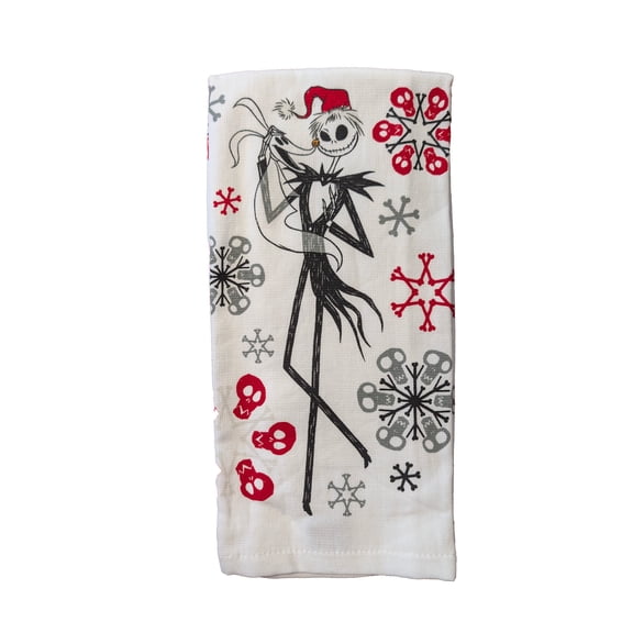 The Nightmare Before Christmas 2 Pack 100% Cotton Kitchen Towels Jack Skellington and Zero
