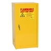 Eagle 12 Gallon Yellow One Shelf With One Door Self-Closing Flammable Safety Storage Cabinet