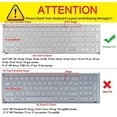 thumbnail image 2 of HAHDAXIA Keyboard Cover with Large Letters for HP 15.6 Laptop 15-dw 15-dy 15-ef 15-db 15-da 15-bs 15-bw 15t 15z 15t-dy200 15t-dw300/HP 17.3 Laptop 17-by 17-bs 17-bw 17-ca 17-by1053dx 17-by406, 2 of 7